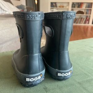 BOGS Kids Black Rain Boots